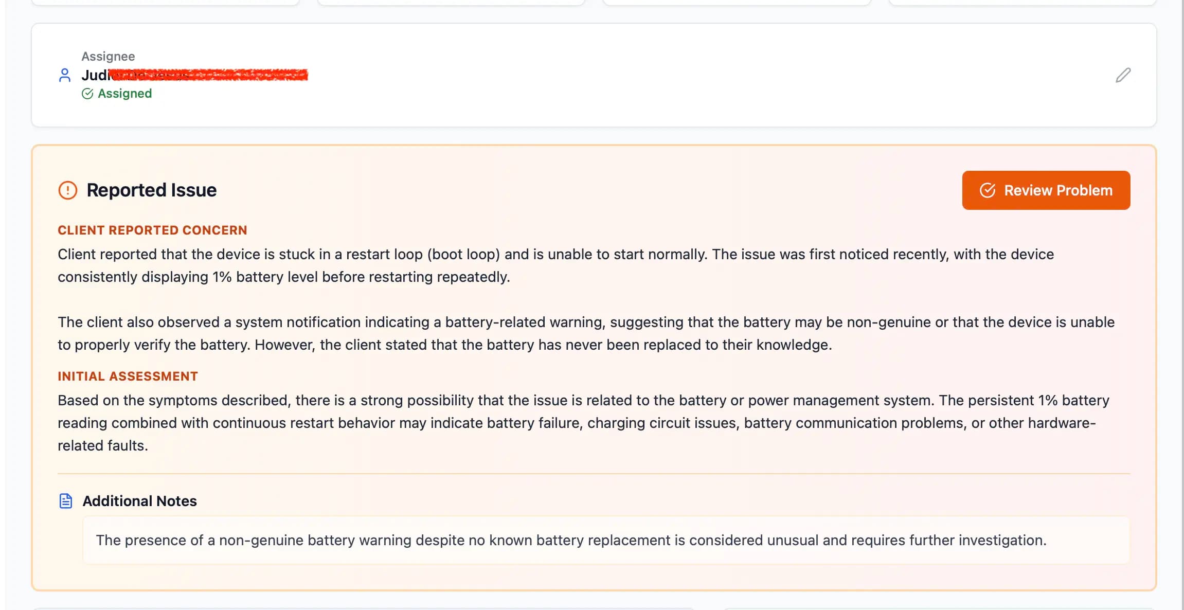 Customer Transparency